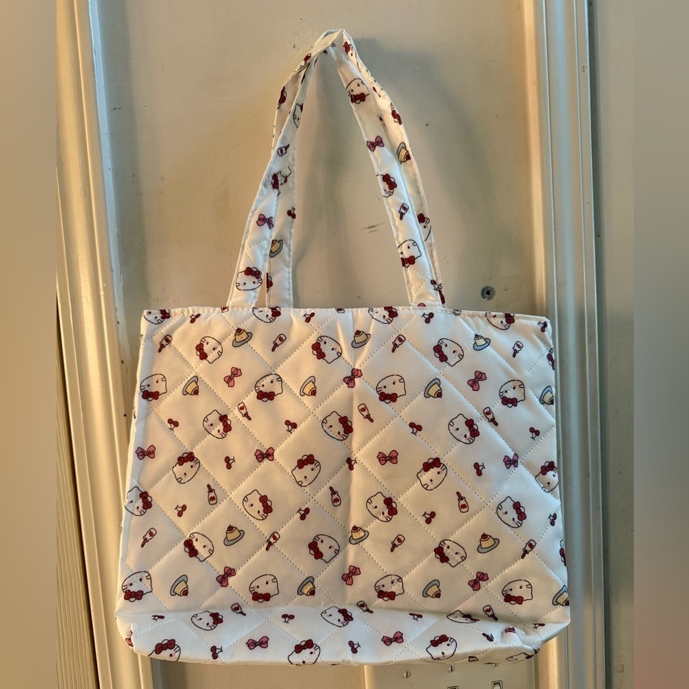 New Hello Kitty Quilted Tote Bag